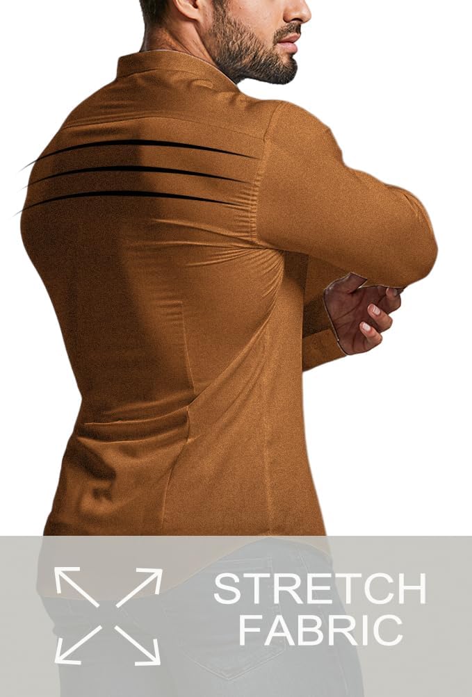 Gyűrődésmentes Slim Fit Ing Férfiaknak - David