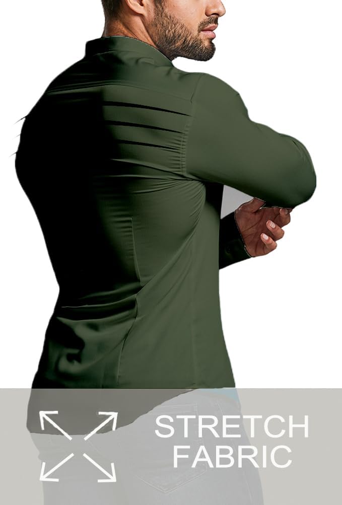 Gyűrődésmentes Slim Fit Ing Férfiaknak - David