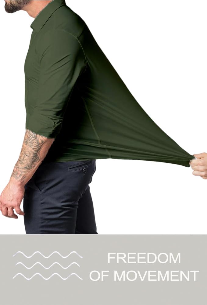 Gyűrődésmentes Slim Fit Ing Férfiaknak - David
