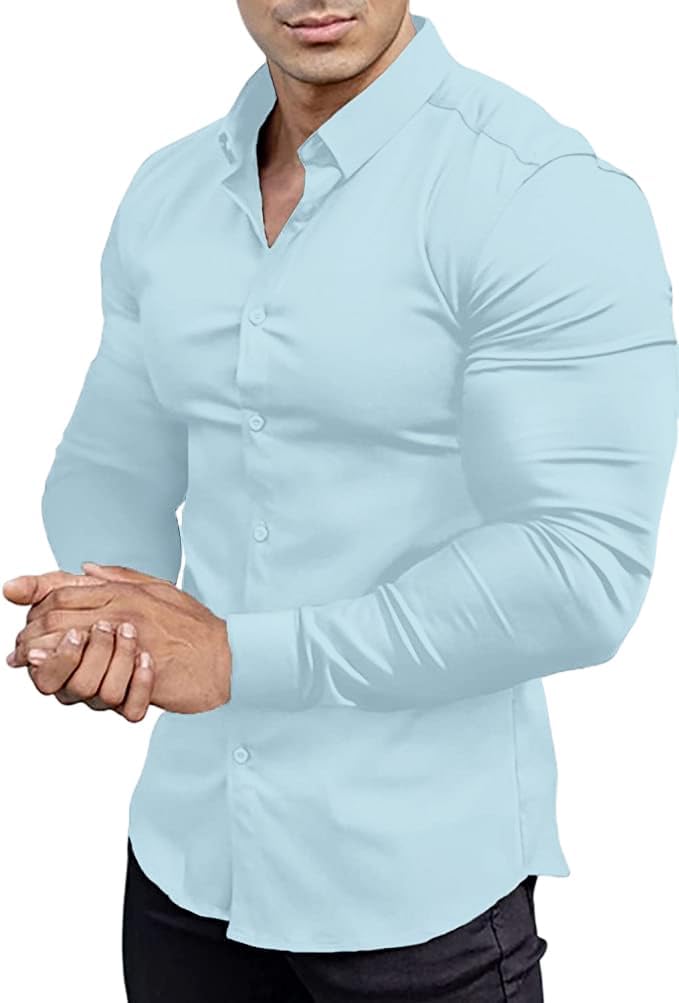 Gyűrődésmentes Slim Fit Ing Férfiaknak - David