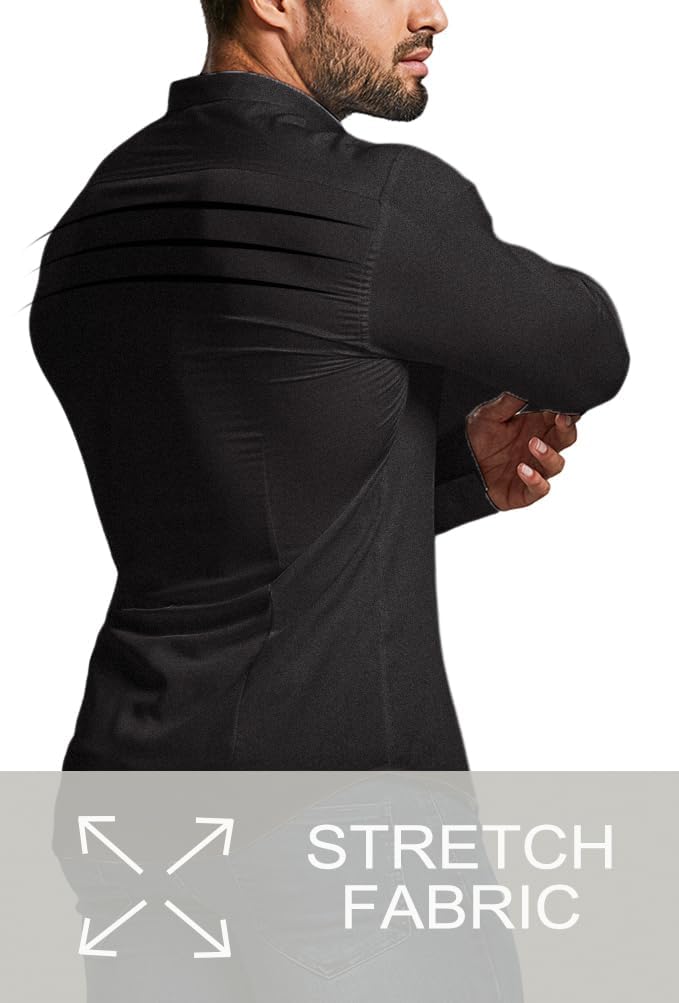 Gyűrődésmentes Slim Fit Ing Férfiaknak - David