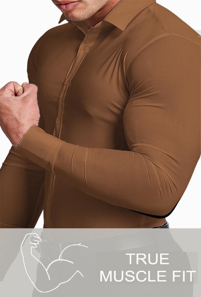 Gyűrődésmentes Slim Fit Ing Férfiaknak - David