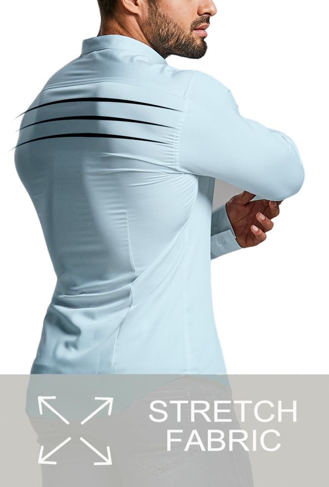 Gyűrődésmentes Slim Fit Ing Férfiaknak - David