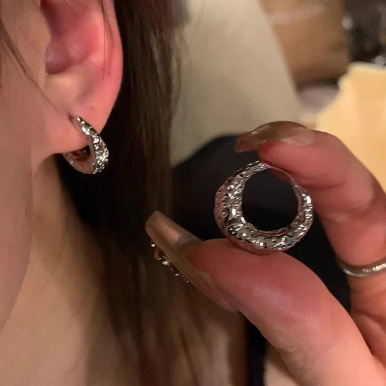 Stílusos Karika Fülbevalók - Noor