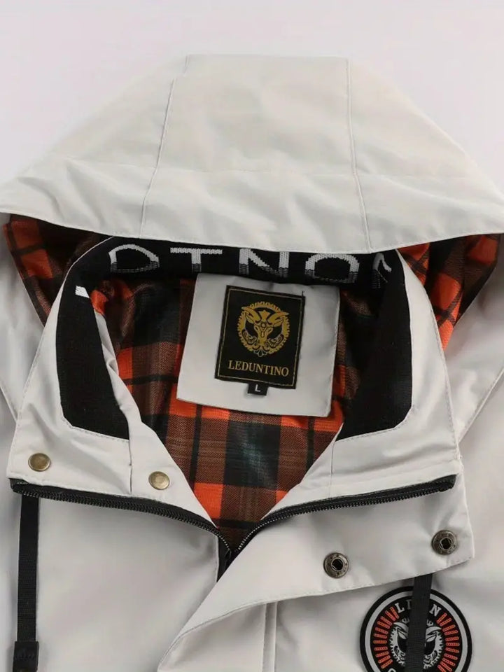 Könnyű férfi szabadtéri dzseki szél- és vízálló kapucnival – Torben