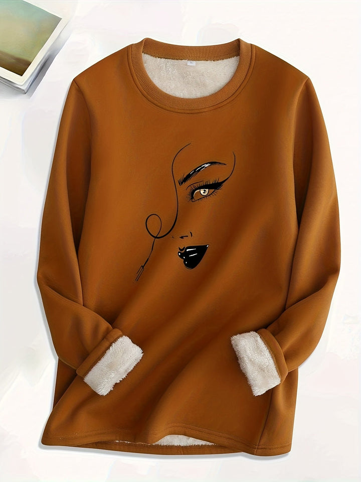 Comfortable Oversized Női Pulóver - Elina