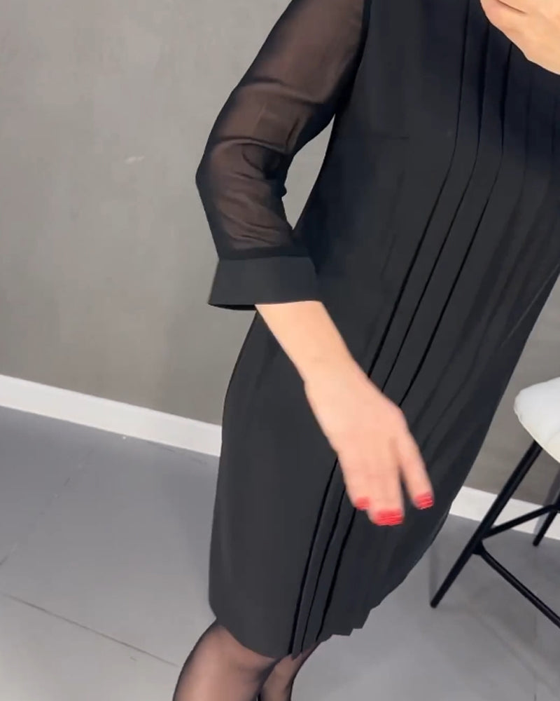 Elegáns Shift ruha hálós részletekkel – Gabrielle
