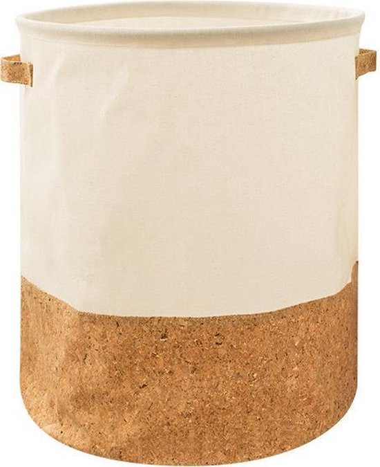 Stílusos Pamut Vászon Mosó- és Játékos Kosár - EcoNest