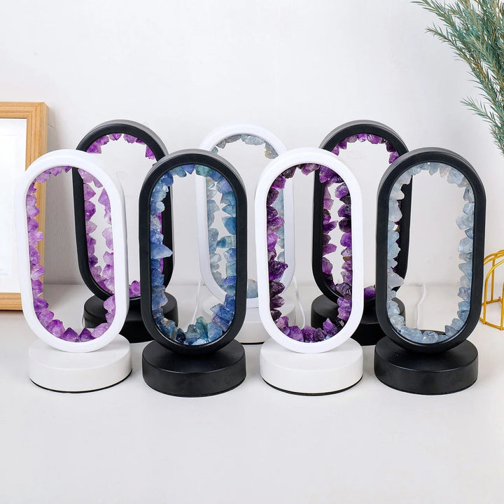 Kézműves ametiszt lámpa - Serenith