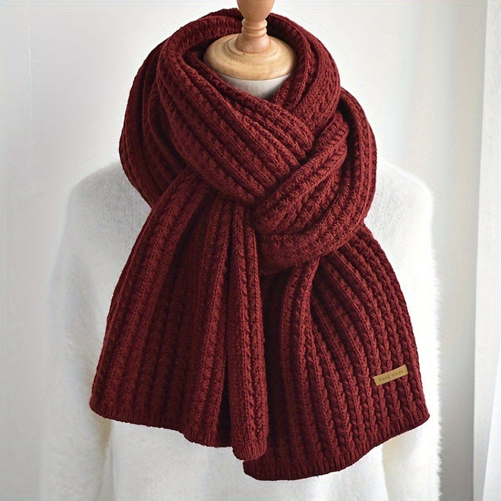 Unisex kötött sál geometrikus mintával – Matteo