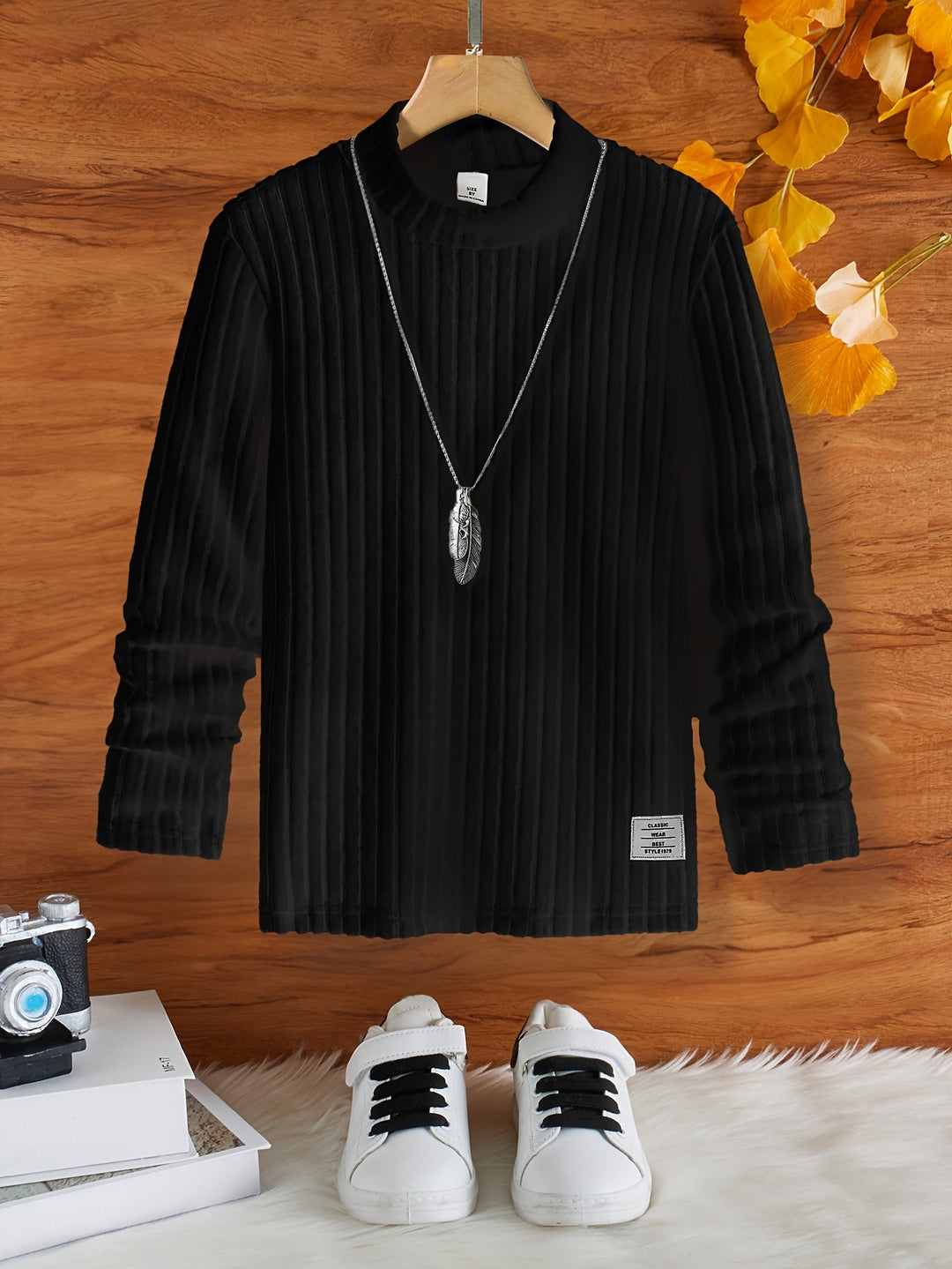 Stílusos Fiú Garbó Tony – Meleg és Puha Anyag