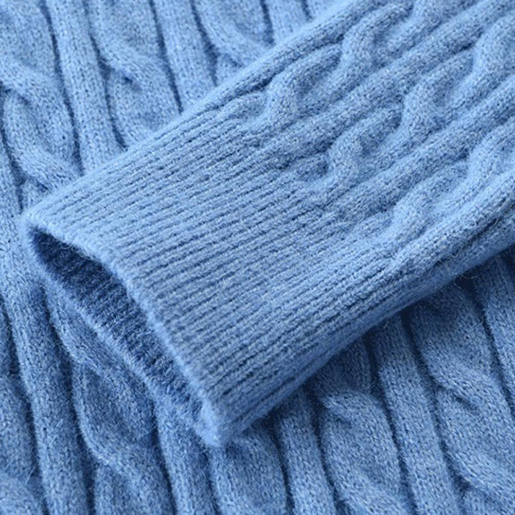 Trendi Férfi Pulóver Magas Gallérral - Ruben