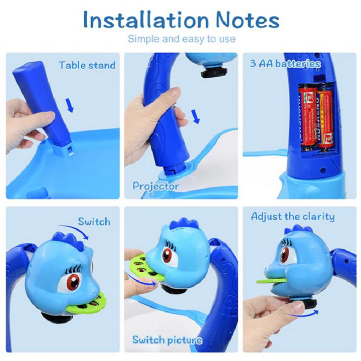 LED Képvetítő Zene Kíséretében Kreatív Gyerekeknek - ArtBuddy