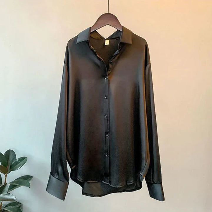 Stílusos Szatén Női Blúz - Elina