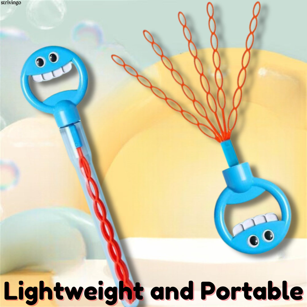 Mosolygós Buborékpálca 32 Lyukkal - BubbleWave