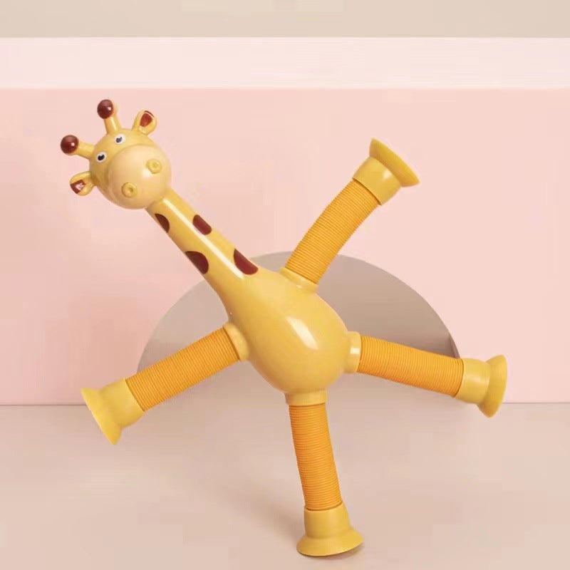 Rugalmas Zsiráf Játék Szívókoronggal - StretchyGiraffe