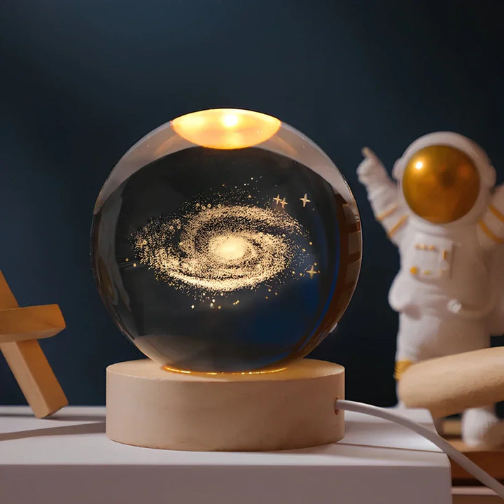 3D Gravírozott Kristálygömb - Celestia