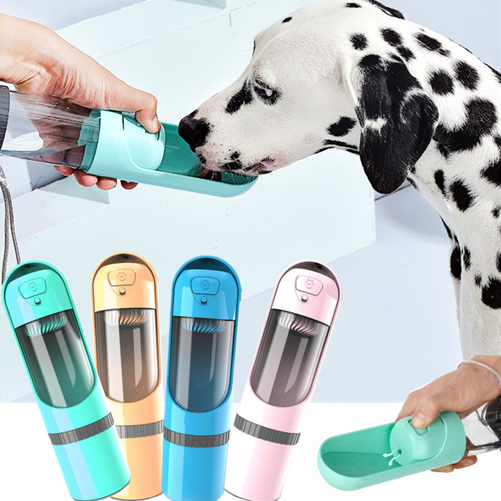 2 az 1-ben Tápláló- és Vízpalack Útközben - PawBuddy