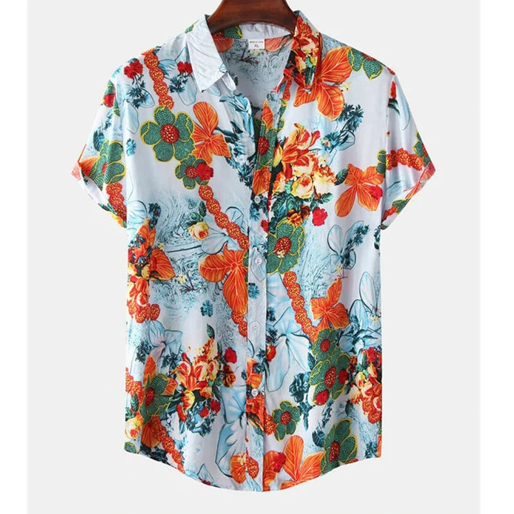 Könnyű és Stílusos Trópusi Ing Virágmintával Férfiaknak – Mateo
