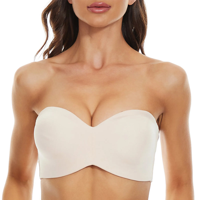 Zökkenőmentes bandeau melltartó levehető pántokkal – Camille