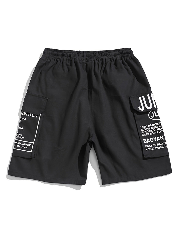 Nyári rövidnadrág férfiaknak, levélmintás utcai stílus - Milan