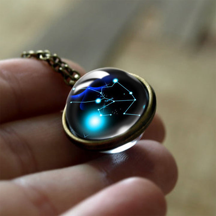 Üveges 12 Csillagjegy Védelmező Medál - Sofia