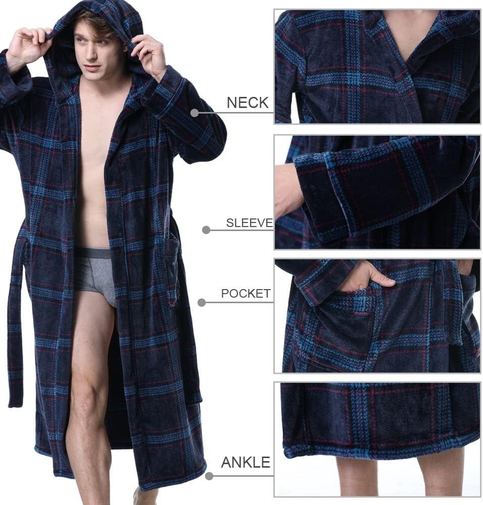 Luxus Férfi Fürdőköpeny Kapucnival - Lars