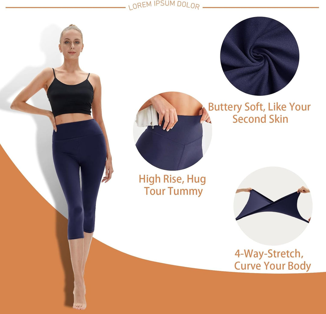 LuxeFit Magas Derékú Leggings - Selene