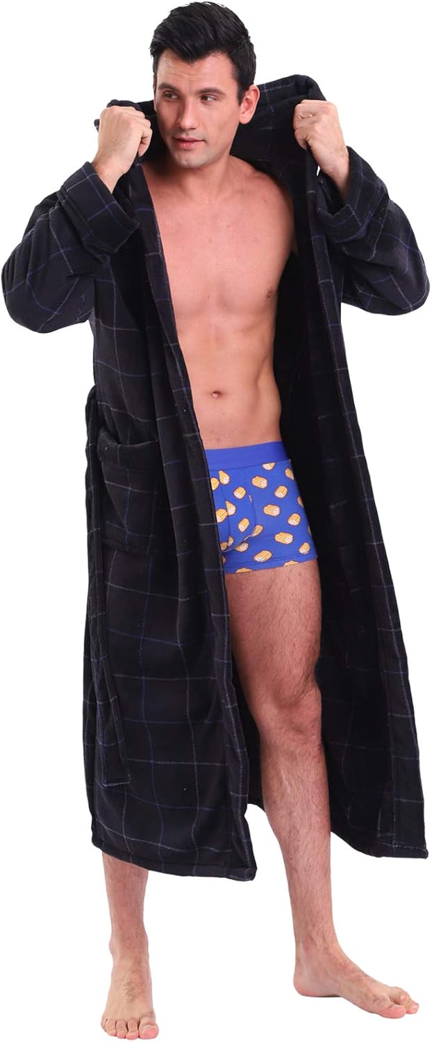 Luxus Férfi Fürdőköpeny Kapucnival - Lars