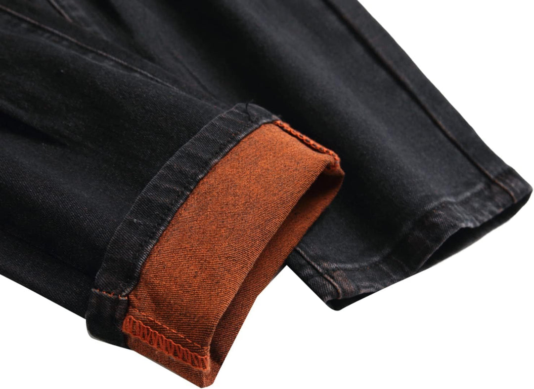 Férfi Slim-Fit Koptatott Farmer - Mick