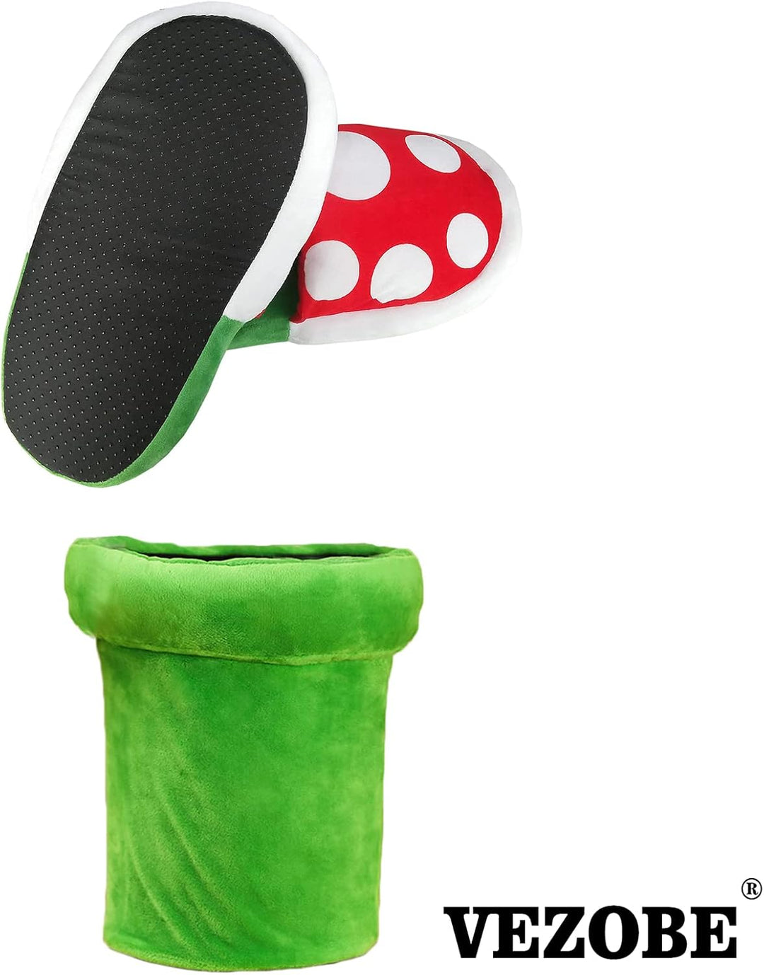 Plüss téli papucs - Flora