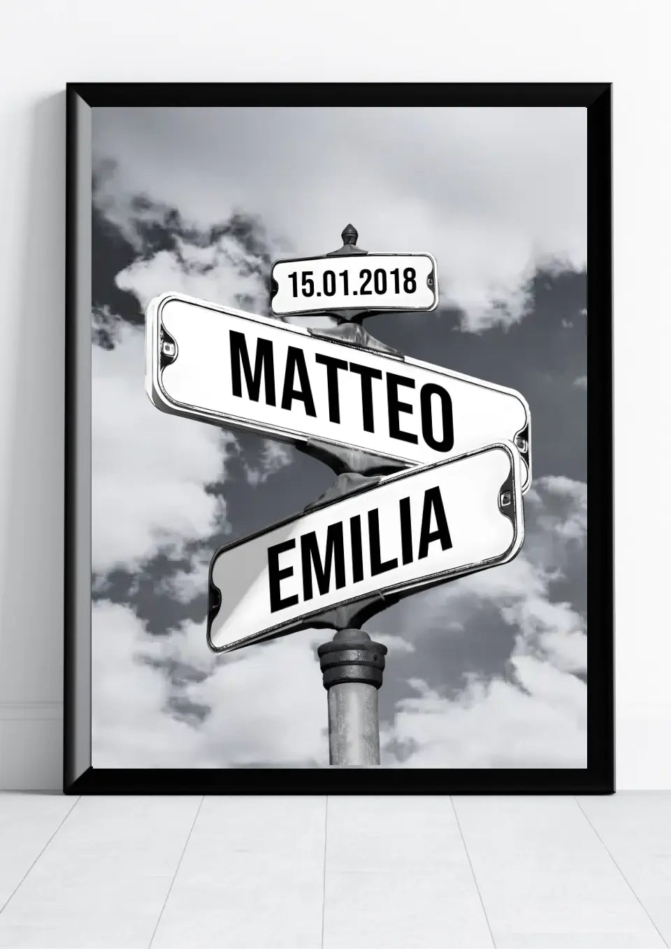 Utcai táblák poszter pároknak