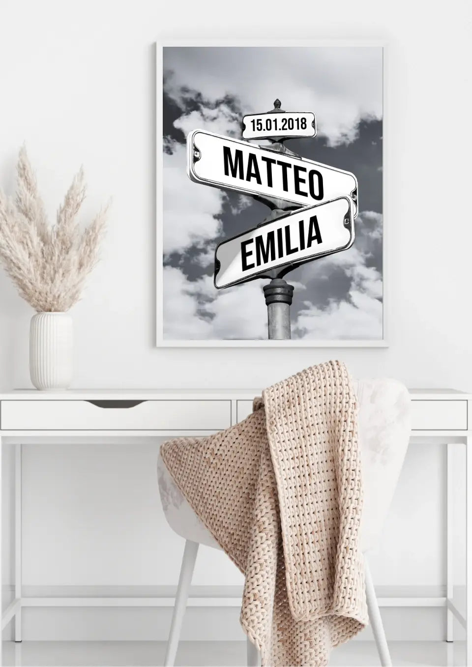 Utcai táblák poszter pároknak