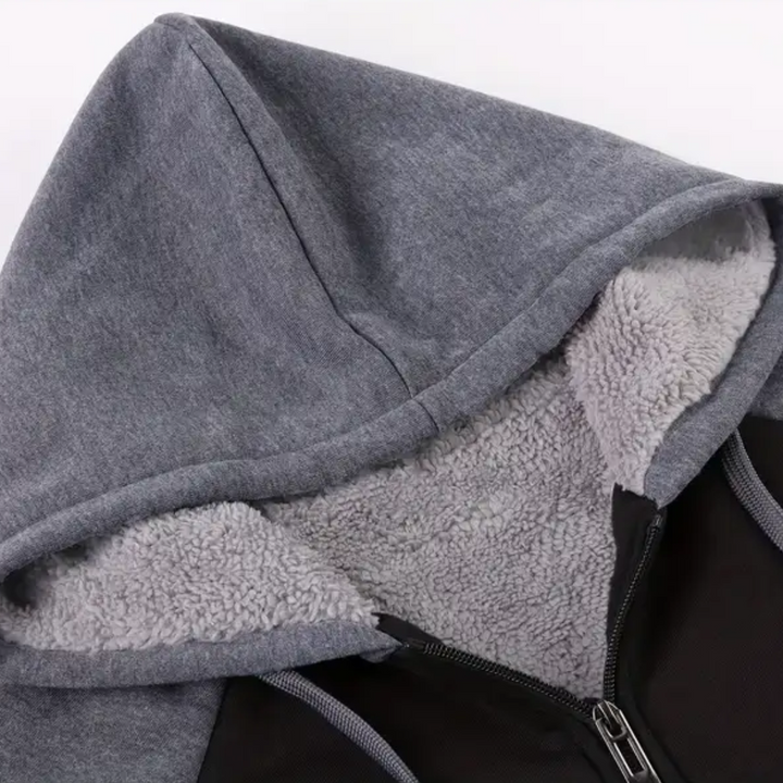 Férfi kapucnis pulóver Sherpa-béléses – Niels