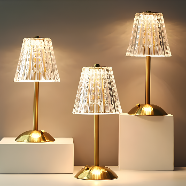 Arany Kristály Asztali Lámpa - Aurora Luxe