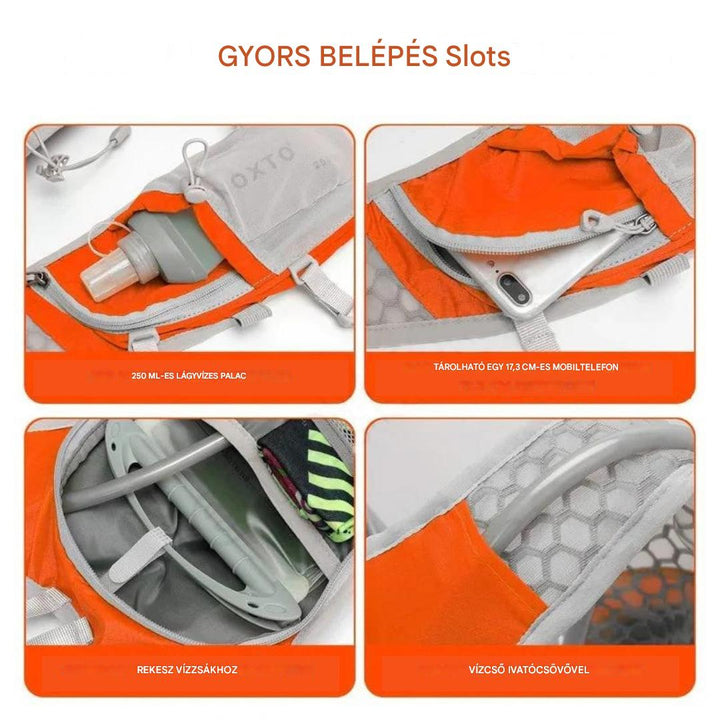 Könnyű, vízálló és integrált víztartállyal - AquaPack