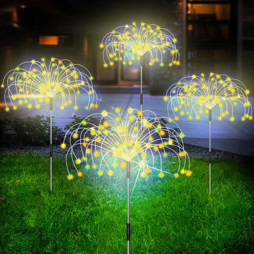 Vízálló Napenergia Kerti Lámpa Tűzijáték Hatással – SparkGlow