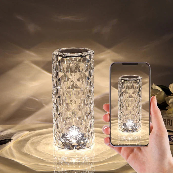 Kristály LED Lámpa - LumiCrystal