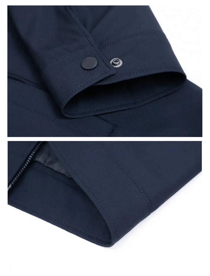 Töltött férfi télikabát poliészterből – Arvid