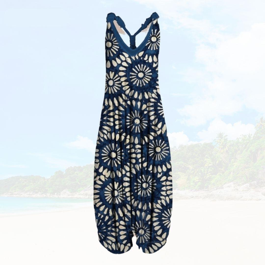 Nyári Női Jumpsuit Laza Szabással – Elenya