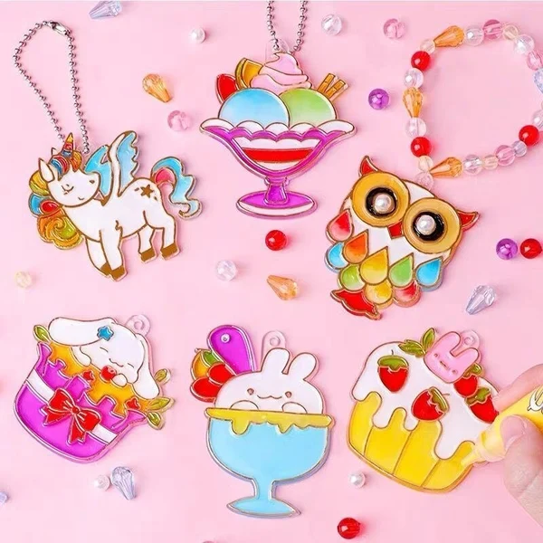 Házikó Kulcstartó Festőkészlet - SparkleArt