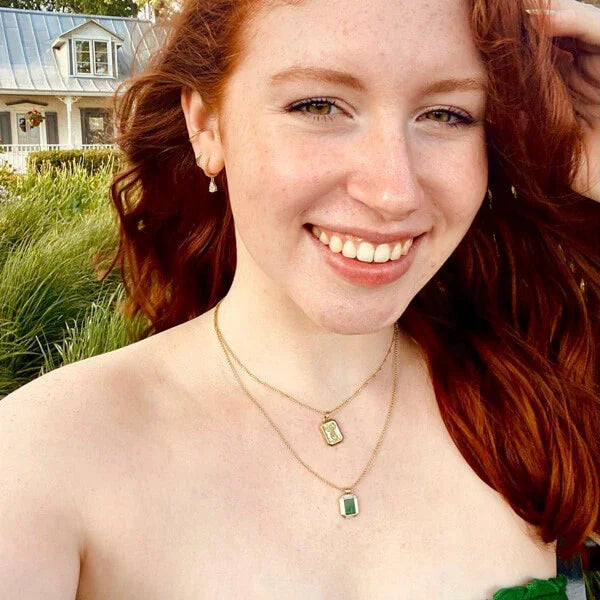 Kézműves 14K aranyozott cirkónia fülbevaló - Valerie