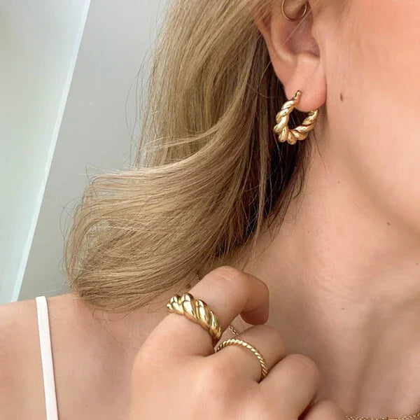 Arany Kötélkupolagyűrű - Selene