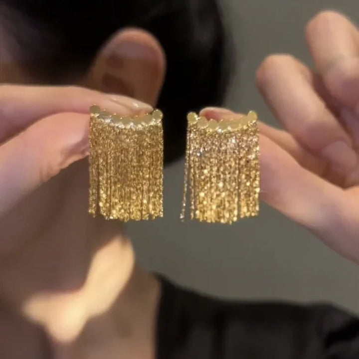 Hosszú Kwastoor fülbevalók - Amira