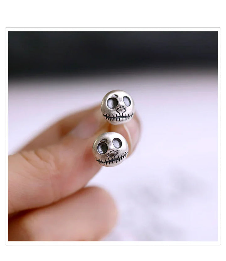 Kézműves Tök Herceg Koponya Fülbevalók - Mara