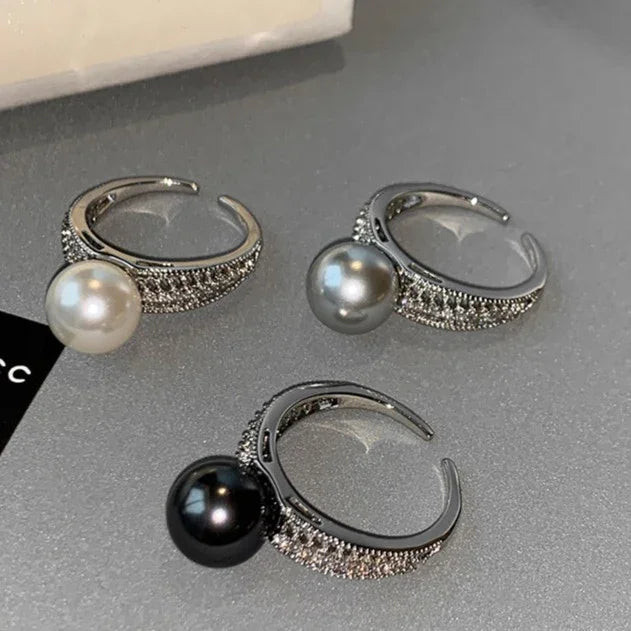 Ódivatú Nyitott Gyöngygyűrű - Elara