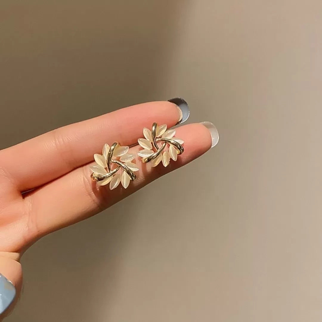 Virágzó Kép Stud Fülbevaló - Sakura