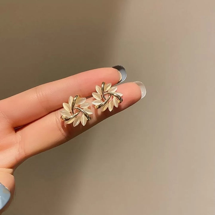 Virágzó Kép Stud Fülbevaló - Sakura