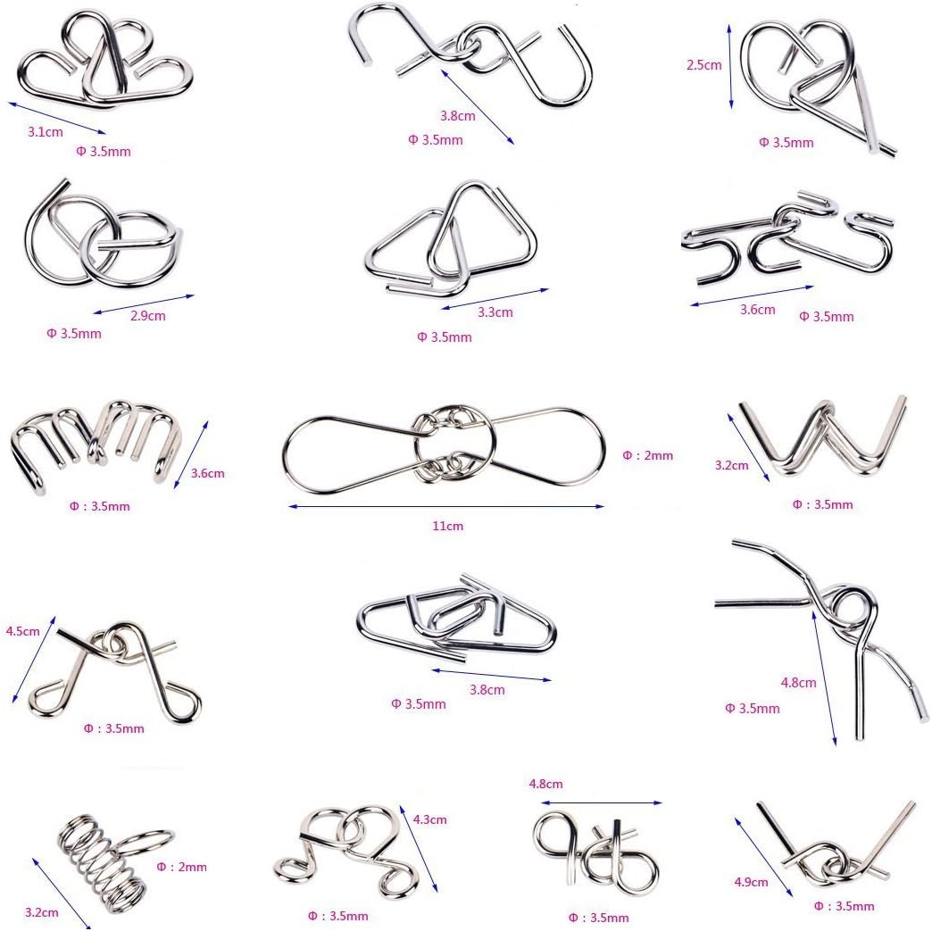 Fém Puska Gyűrűk Készlete - BrainTwist