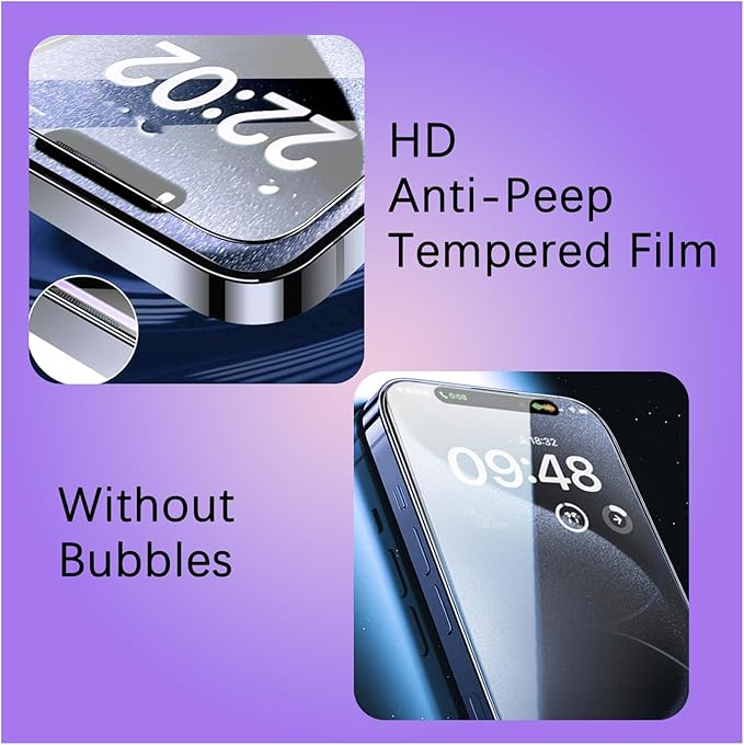 3 az 1-ben iPhone képernyővédő - iShield Privacy